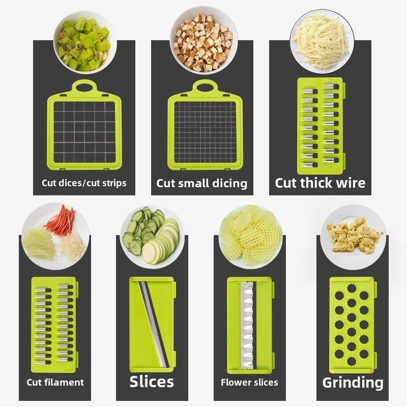 The Rectangular Vegetable Cutter Has A Simple And Elegant Appearance, Reliable Material, And Efficient Cutting, Making It The Best Choice For Cooking Helpers