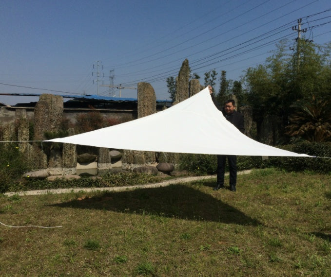 Outdoor Sun Shelter Waterproof Awning Triangle Tent Canopy Garden Beach Picnic Camp Shade Tarp Travel Awning Sunshade Gazebo