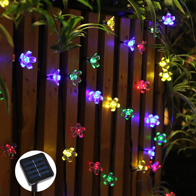 Solar Sakura Lights LED Waterproof String Lights - Outdoor Chilling