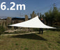 Outdoor Sun Shelter Waterproof Awning Triangle Tent Canopy Garden Beach Picnic Camp Shade Tarp Travel Awning Sunshade Gazebo