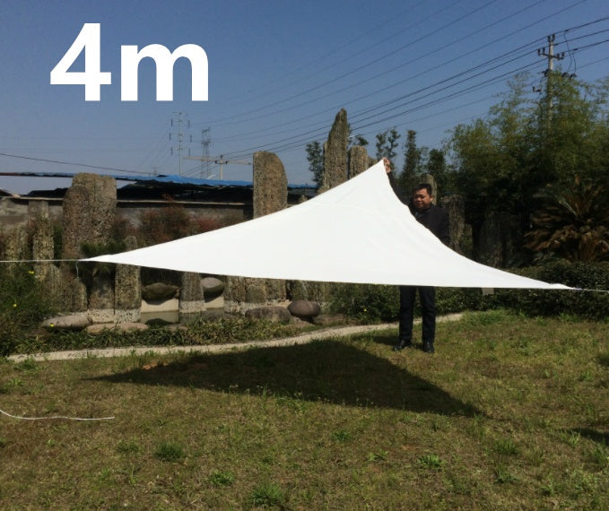 Outdoor Sun Shelter Waterproof Awning Triangle Tent Canopy Garden Beach Picnic Camp Shade Tarp Travel Awning Sunshade Gazebo