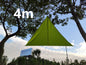 Outdoor Sun Shelter Waterproof Awning Triangle Tent Canopy Garden Beach Picnic Camp Shade Tarp Travel Awning Sunshade Gazebo