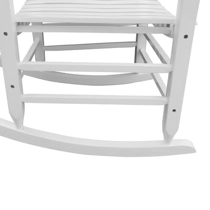 Wooden Porch Rocker Chair WHITE