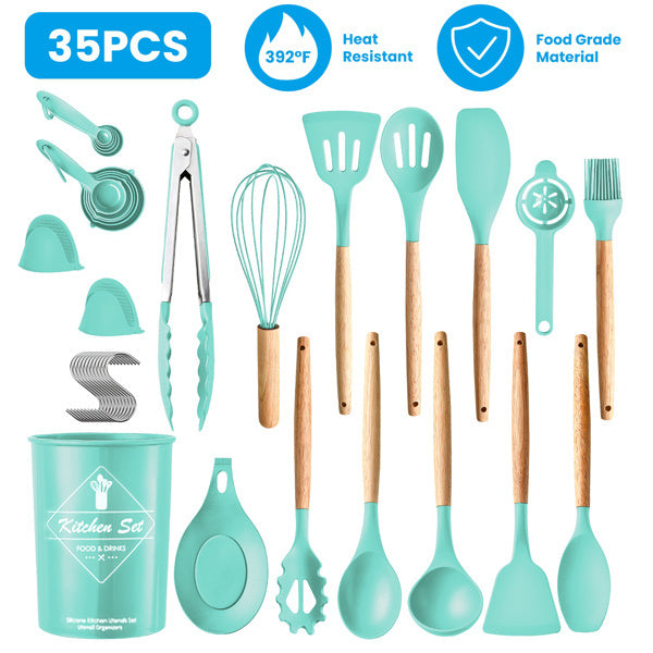 35 Piece Kitchen Cooking Utensil Set