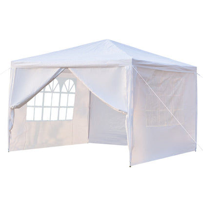 3X3m 4 Sided, Two Doors Spiral Tube Cooling Shed White