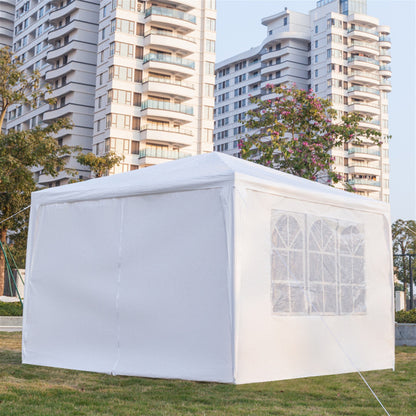 3X3m 4 Sided, Two Doors Spiral Tube Cooling Shed White