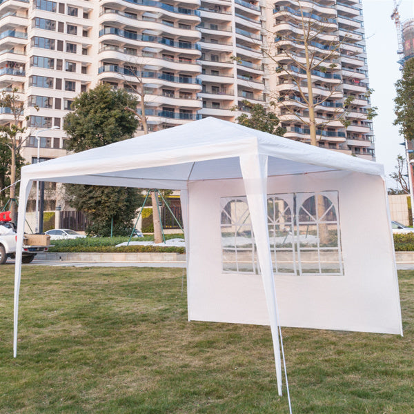 3X3m 4 Sided, Two Doors Spiral Tube Cooling Shed White