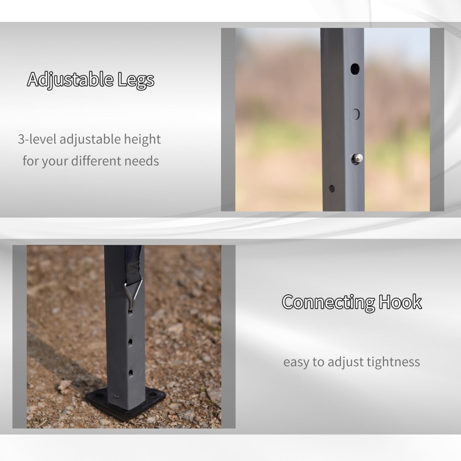 Outsunny 10' X 19.2' Pop Up Canopy Tent, Heavy Duty Tents For Parties, Outdoor Instant Gazebo Sun Shade