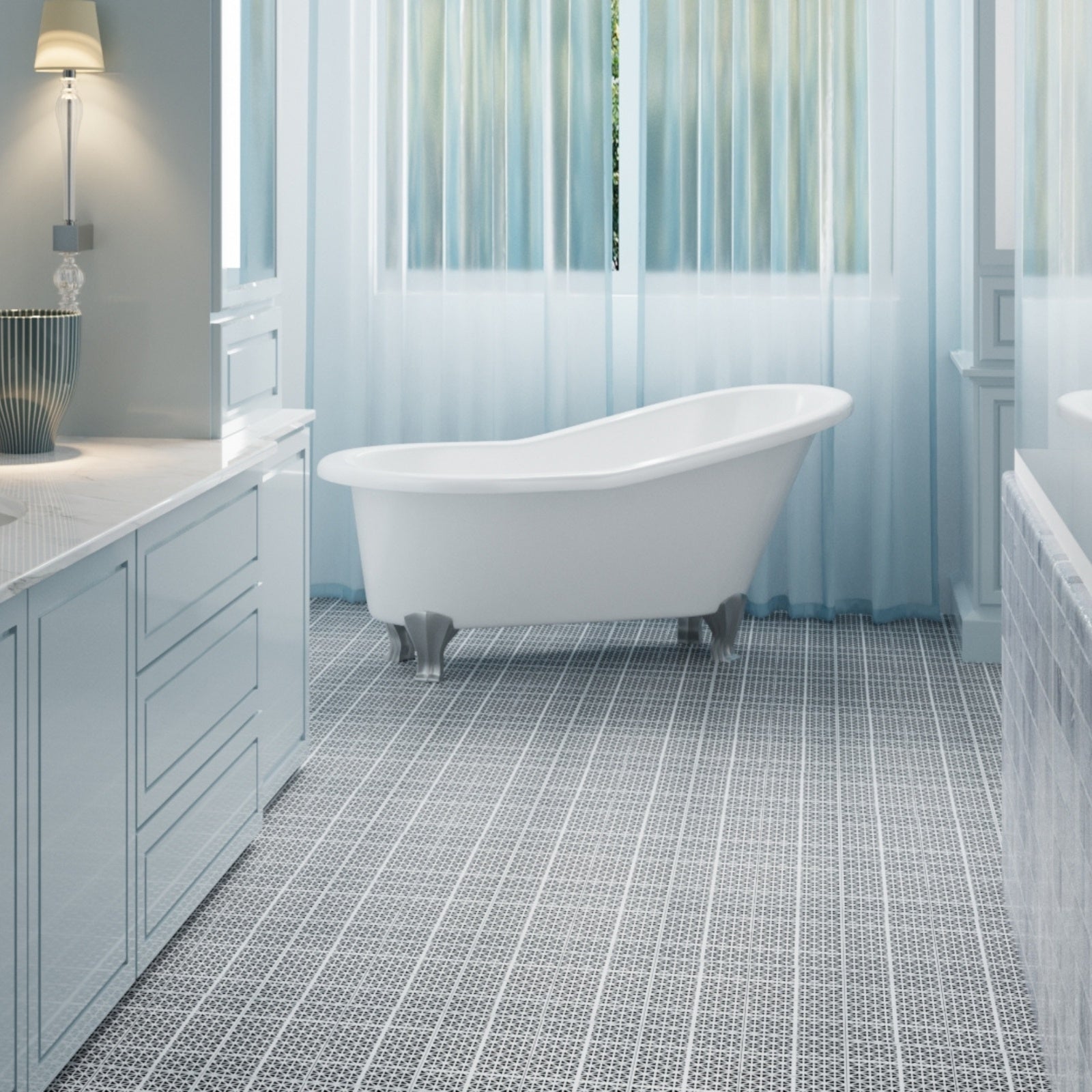 12 X 12 Inch Gray Interlocking Deck Tiles Plastic Waterproof Outdoor All Weather Anti-slip Bathroom