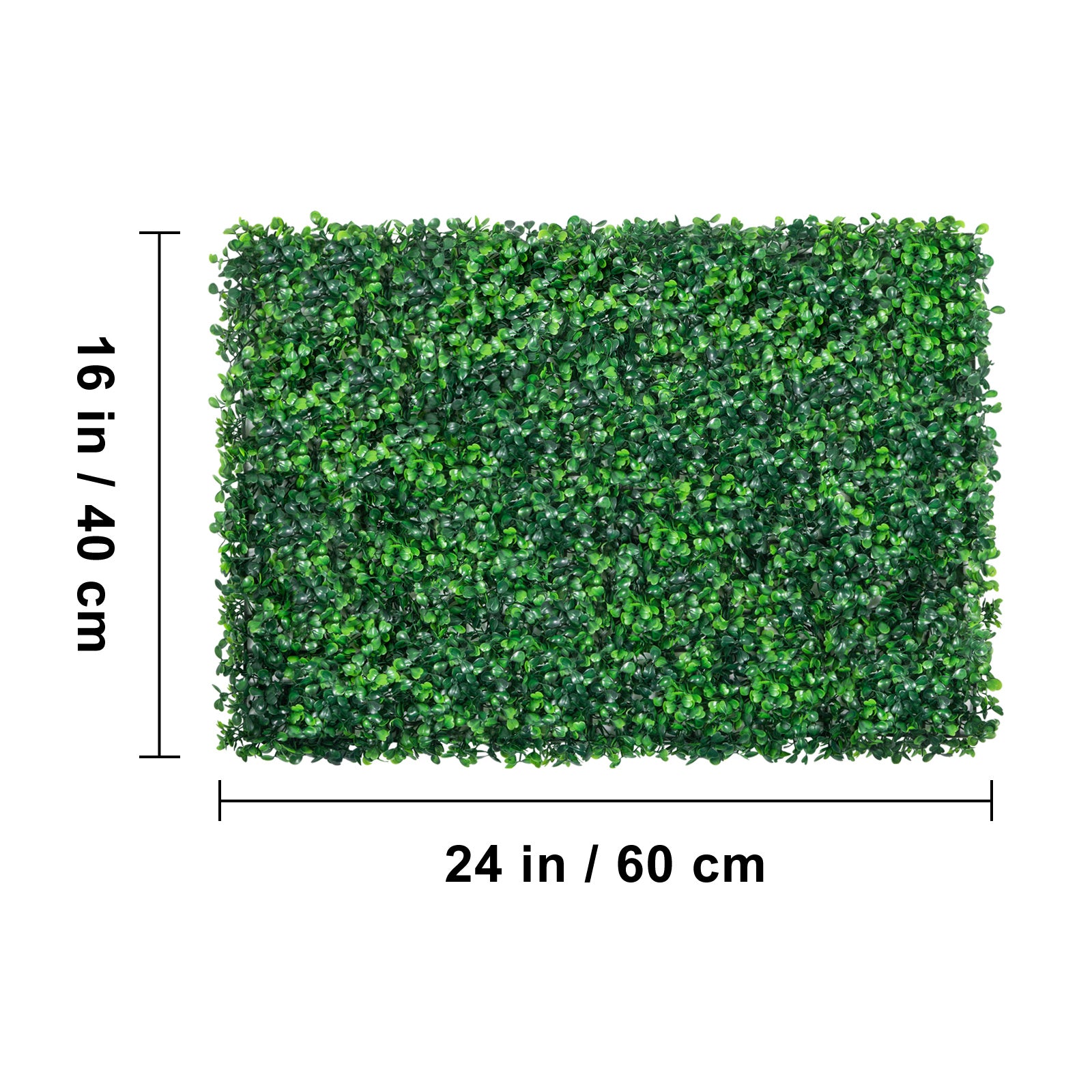 VEVOR 12PCS Grass Wall Panels For 32 SQ Feet, Boxwood Hedge Wall Panels, Artificial Grass Wall, Privacy Hedge Screen UV Protected For Outdoor Indoor Garden Fence Backyard