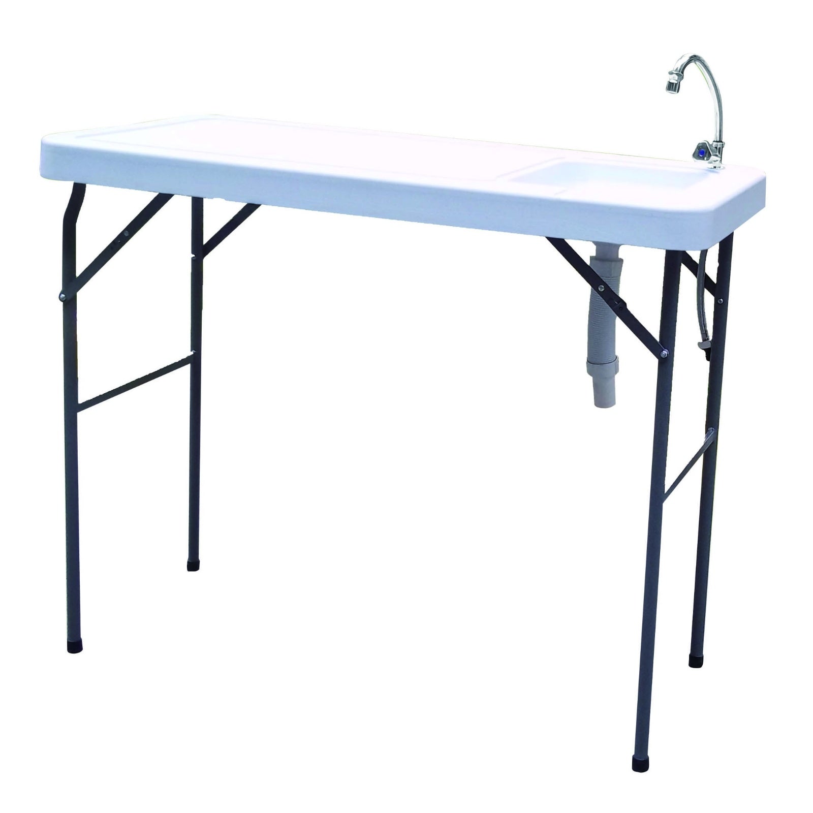 Outdoor Fish And Game Cutting Cleaning Table W Sink And Faucet