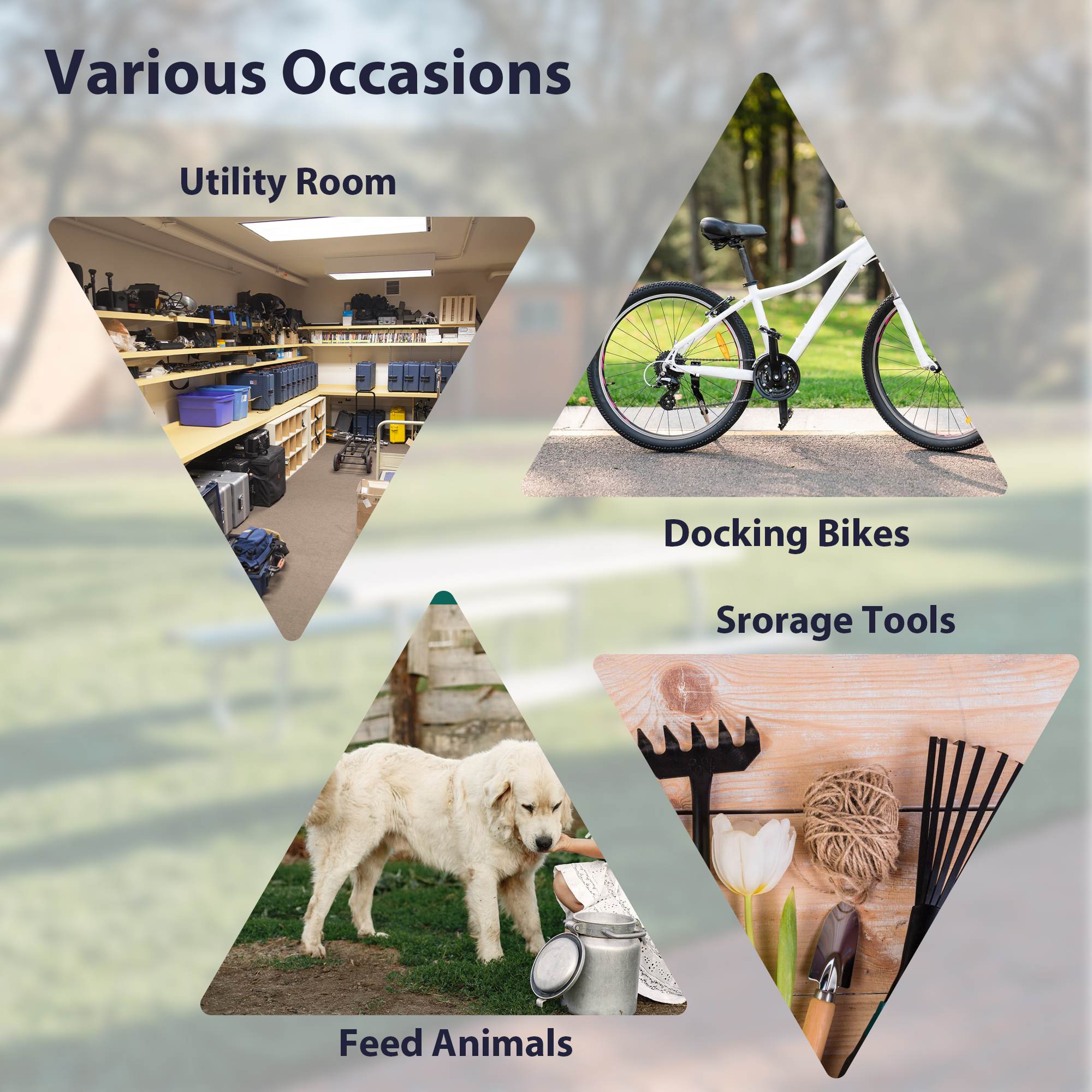 10 X 10 Ft Metal Storage Shed For Outdoor, Steel Yard Shed With Design Of Lockable Doors, Utility And Tool Storage For Garden, Backyard, Patio, Outside Use Brown