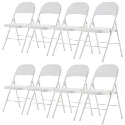 4PCS Upholstered Folding Chair 40x45x78cm