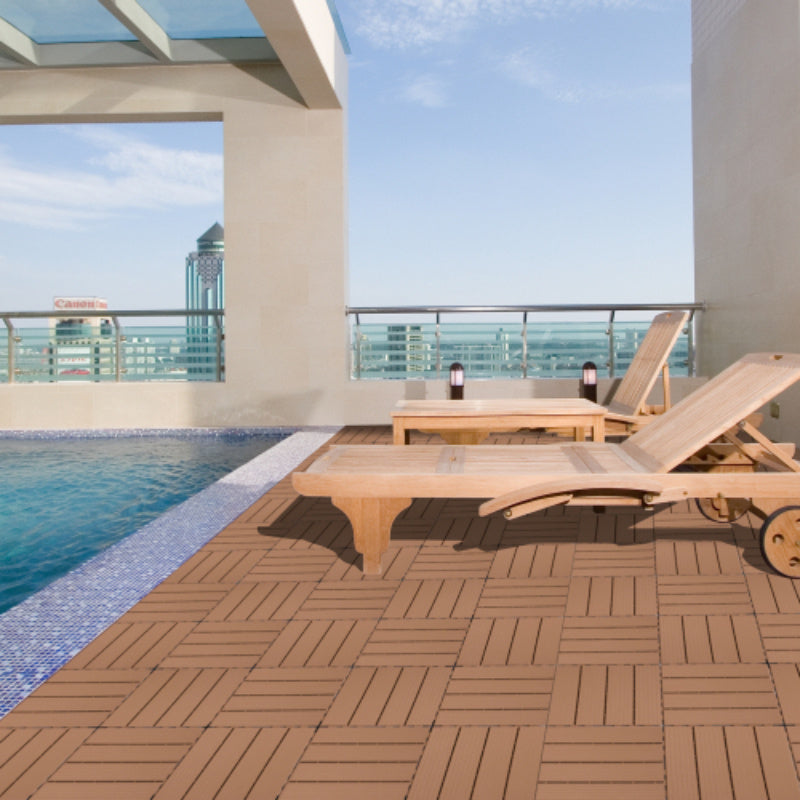 Plastic Interlocking Deck Tiles