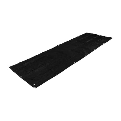 3x0.9m/9.84x2.95ft Black Balcony Privacy Screen Cover Garden Windscreen Mesh Shade Fence Net for Patio Backyard Porch