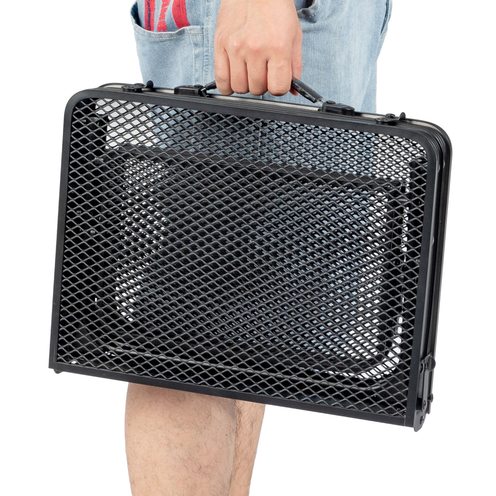 3ft Black Outdoor Folding Table