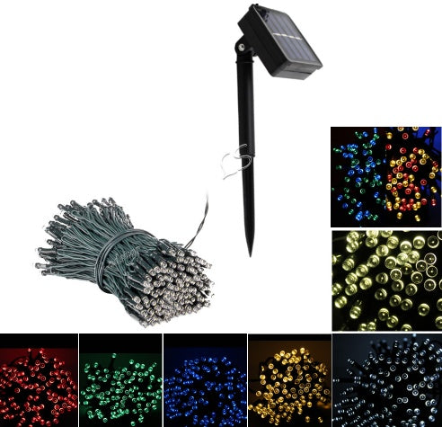 Christmas Lights Garden Garden Led Solar String Lights - Outdoor Chilling