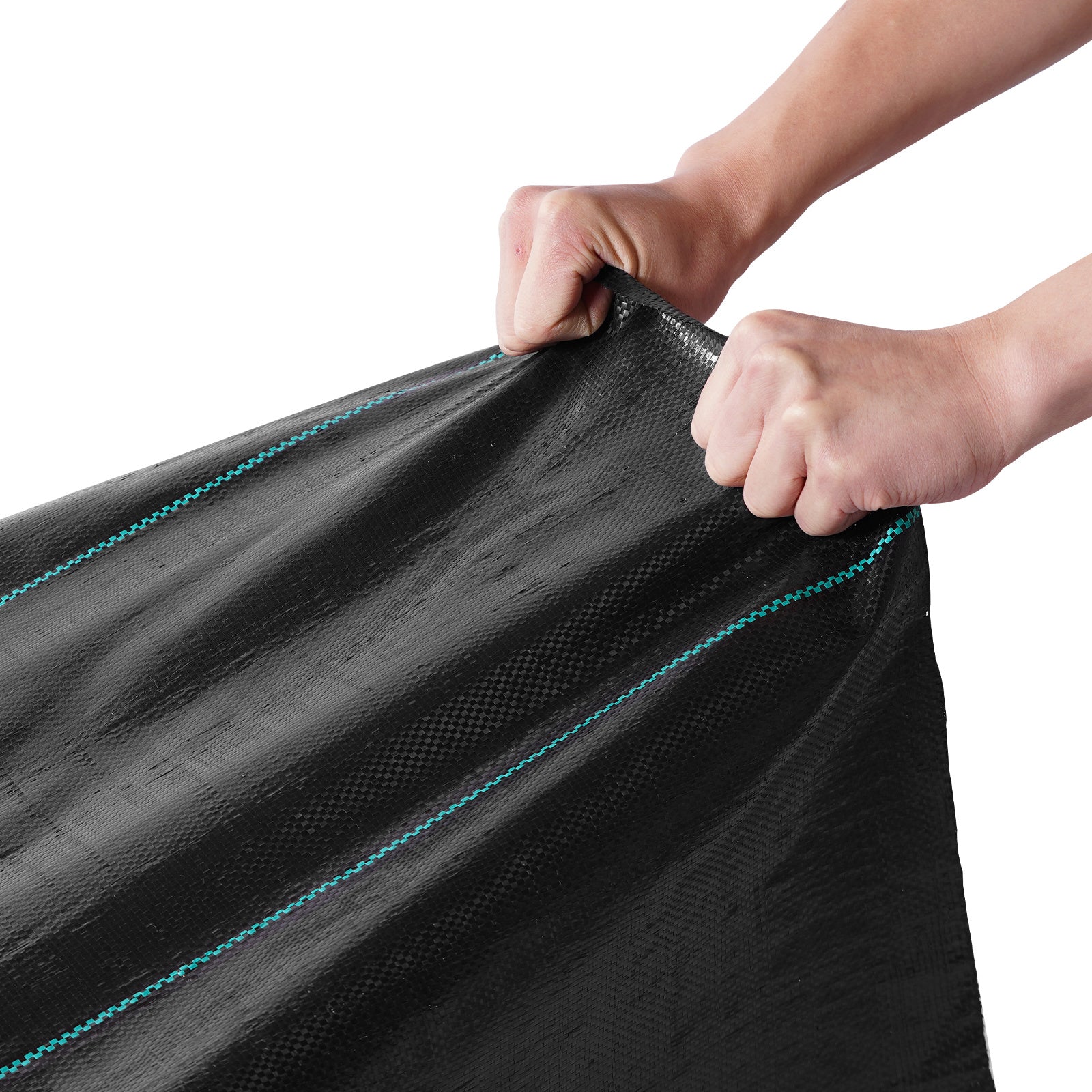 VEVOR 13FTx108FT Premium Heavy Duty Weed Barrier Landscape Fabric, 5OZ Woven Geotextile Fabric Under Gravel, High Permeability For Weed Blocker Weed Mat, Driveway Fabric, Weed Control Garden Cloth