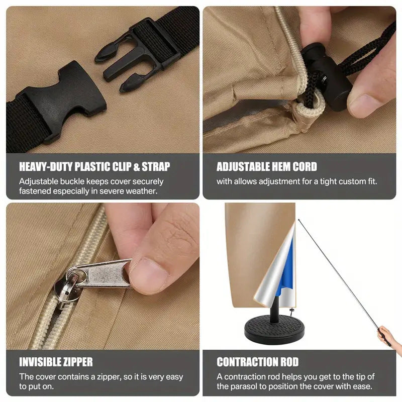 Outdoor Waterproof Patio Umbrella Cover