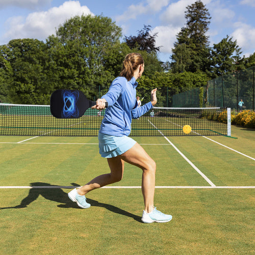 22 FT Pickleball Net, Steady Metal Frame, Easy Setup For All-Weather Resistant Play In Backyards, Outdoor Indoor Driveways And Garages