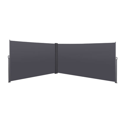 276 X 71Retractable Side Awning, Waterproof & UV-Resistant, Privacy Screen Divider Roll Up Balco