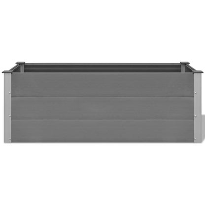 vidaXL Garden Raised Bed WPC 150x50x54 cm Grey