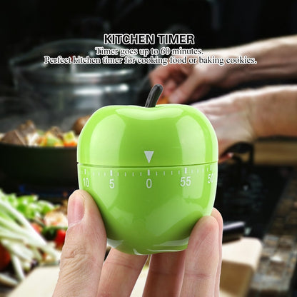 Kitchen Mechanical Timer Manual Vegetables Shape Counters for Home Cooking Timing Tool