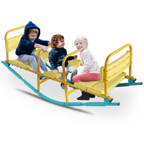 Kindergarten Children Outdoor Rocking Horse Outdoor Park Playground Equipment Double Or Triple Seesaw Swinging Fun - Outdoor Chilling