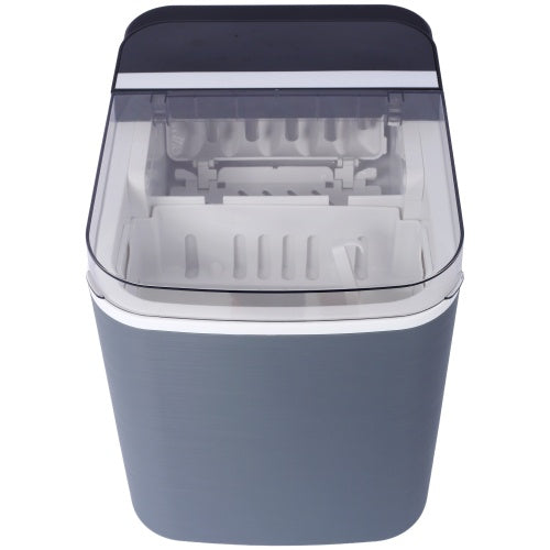 Ice Maker Countertop, Portable Ice Machine, Self-Cleaning Ice Makers With Basket And Scoop, 9 Cubes In 6 Mins, 26 Lbs Per Day, Ideal For Home, Kitchen,ETL And FDA Certificate.