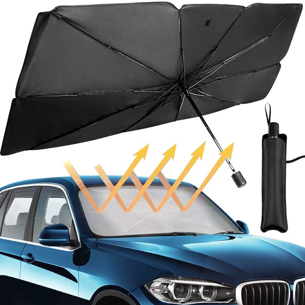 Foldable Reflector Windshields Umbrella Car Windshield Sun Shade UV Rays And Heat Sun Visor Protector - Outdoor Chilling