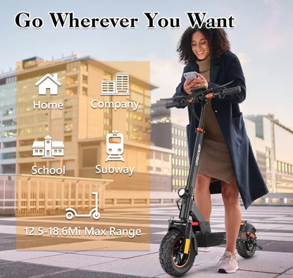New IE Kugou M4 Pro S With Seat High Speed Electric City Scooter Suitable For Young Adults Teenagers - Outdoor Chilling