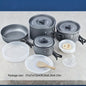 RV Outdoor Camping Pot Set 1-3 People Folding Picnic BBQ Pot Set