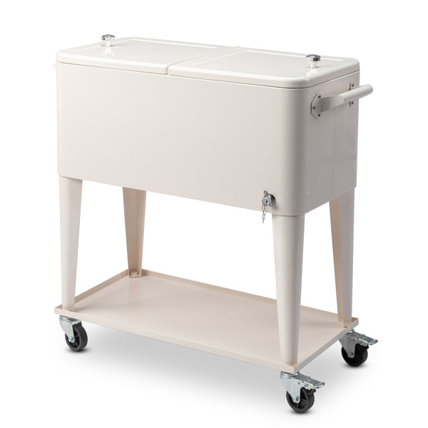 80QT Milk White Refrigerated And Insulated Trolley