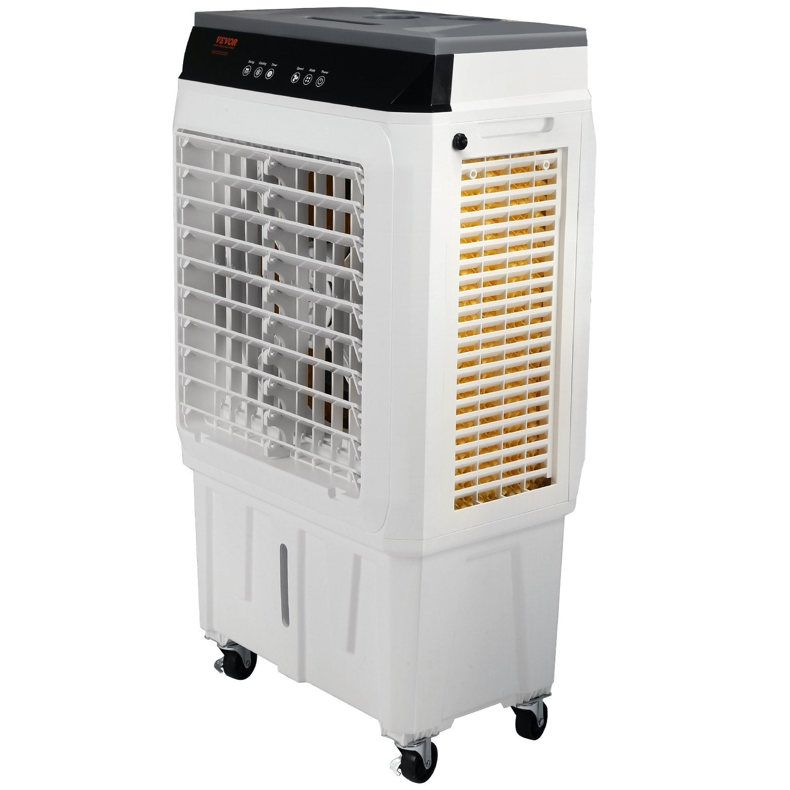 VEVOR Evaporative Air Cooler, 2100 CFM, Oscillating Swamp Cooler With Adjustable 3 Speeds And 12 H Timer, 7 Gal Portable Air Cooler For 750 Sq.ft, Indoor Outdoor Use - Outdoor Chilling
