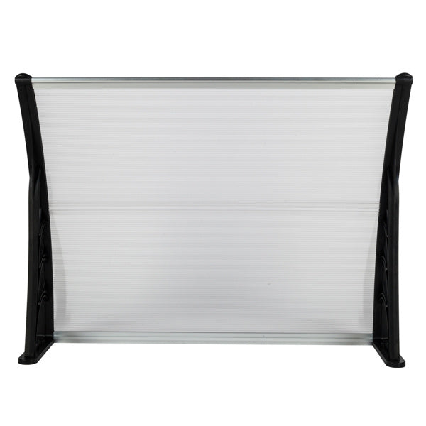 Transparent Board Black Bracket Canopy