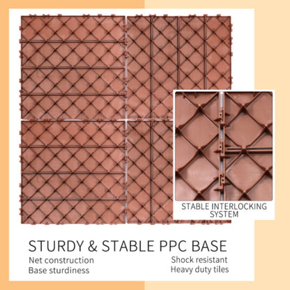 Plastic Interlocking Deck Tiles