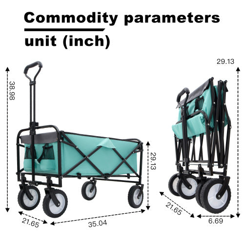 Foldable Carriage With Strapping System, ATV Utility Vehicle