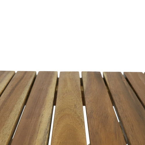 Outdoor Folding Wooden Edge Table