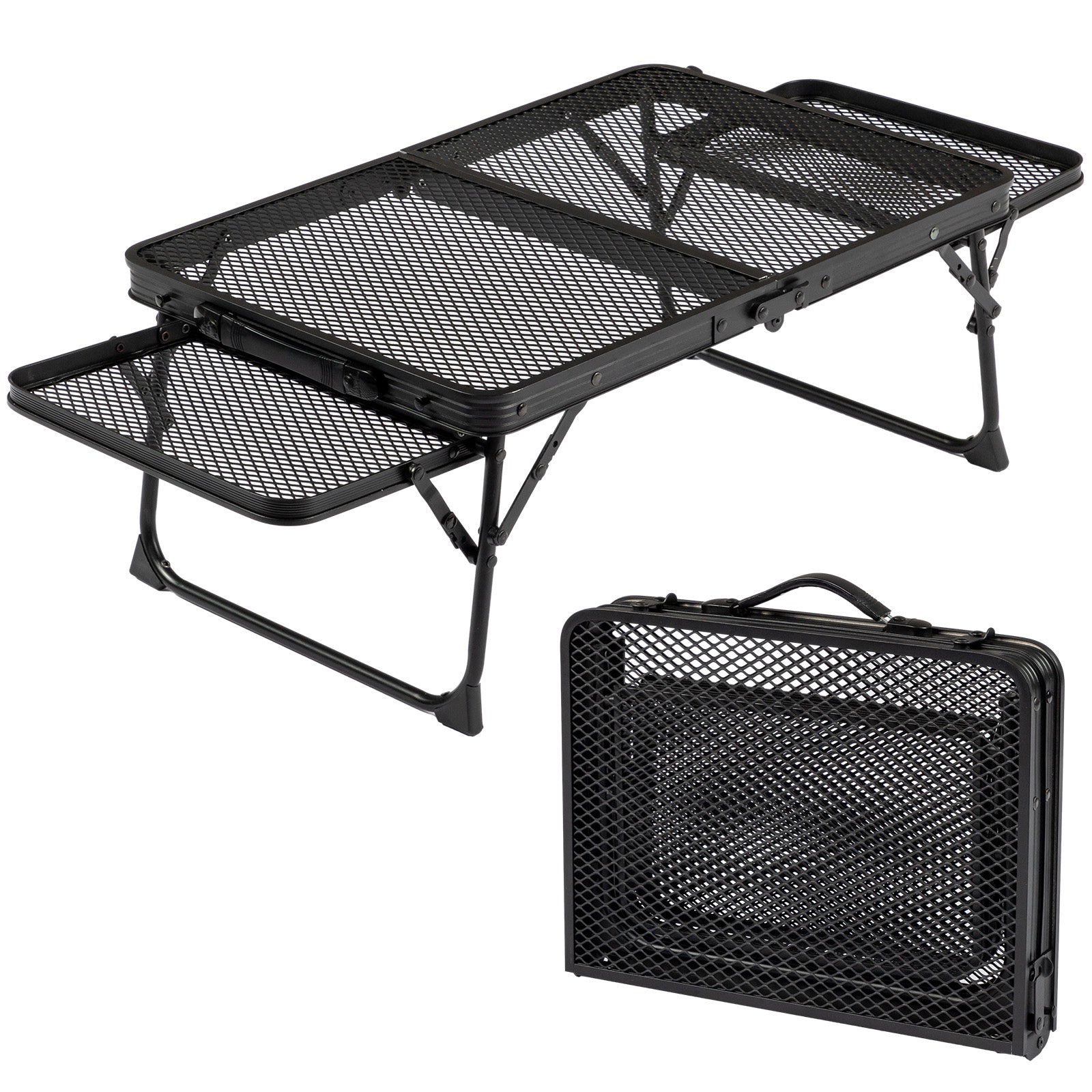 3ft Black Outdoor Folding Table