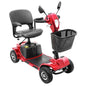 4-wheel Electric Scooter With Basket And Extended Battery - Outdoor Chilling