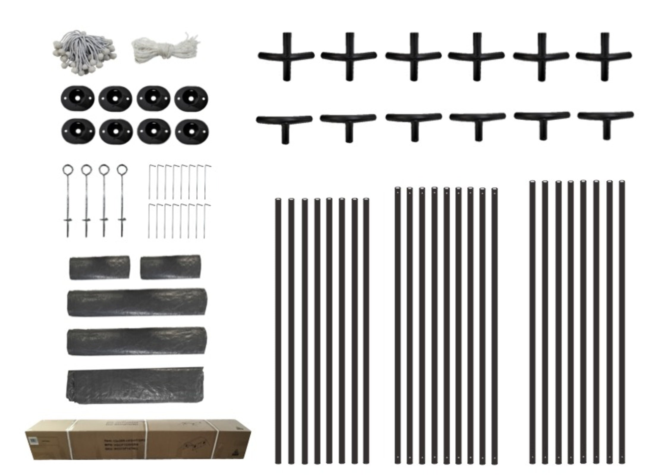 10x20ft Gazebo Party Tent Heavy Duty Canopy Carport Outdoor Portable Garage Grey