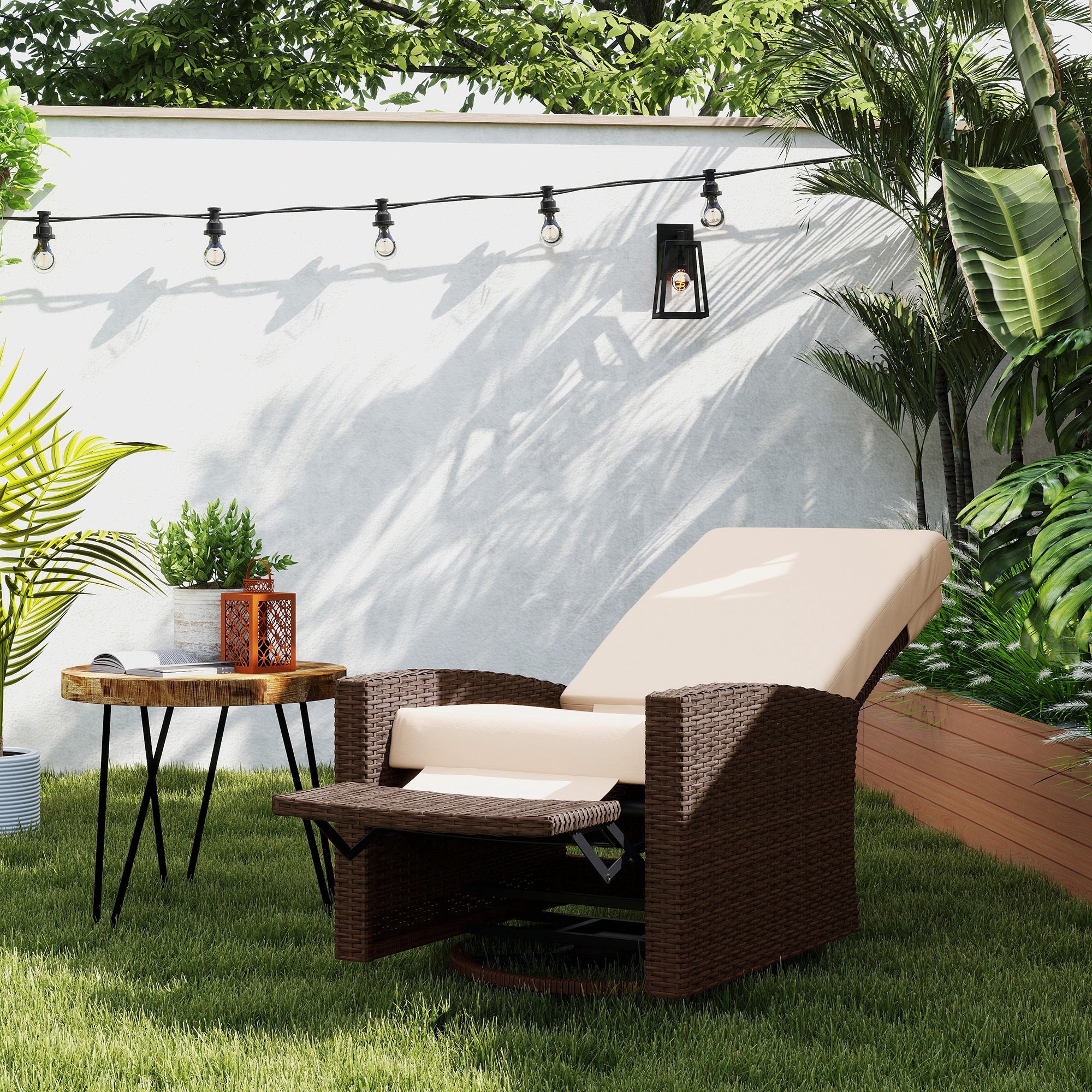 Outdoor Swivel Recliner Chair