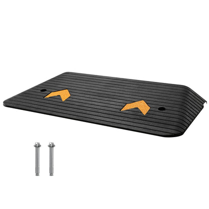 Upgraded 3inch Natural Rubber Threshold Ramp - Heavyduty Anti Slip Design With Single Drain Sink Supports Up To 33000 Pounds, Not Available On Weekends, Banned From Amazon