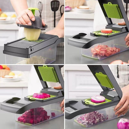 The Rectangular Vegetable Cutter Has A Simple And Elegant Appearance, Reliable Material, And Efficient Cutting, Making It The Best Choice For Cooking Helpers