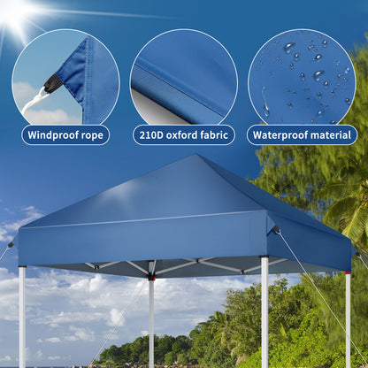 5X5ft Blue, Outdoor Awning, Foldable