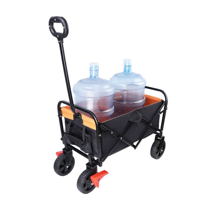 Mini Folding Wagon Garden Shopping Beach Cart