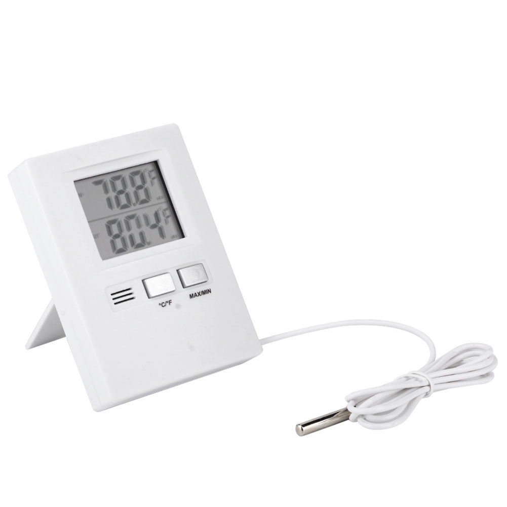 High Precision LCD Digital Indoor&Outdoor Thermometer Temperature Meter Tester Battery Powered