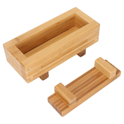 Wooden Sushi Press Mold DIY Rectangular Odorless Portable Rice Mold Box for Cooking