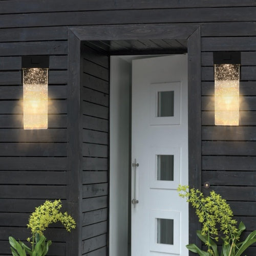 Outdoor Waterproof Transparent LED Crystal Wall Light Supports Many Types Of Bulb-2 Packs With Light Sensitivity Unavailable Platforms- Temu - Outdoor Chilling