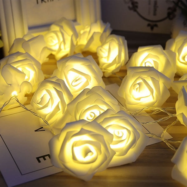 LED Rose Flower Lights - Outdoor Chilling